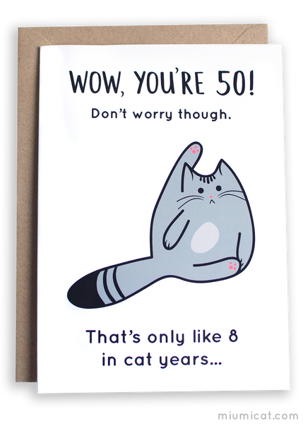 Funny 50th Birthday Card Ideas