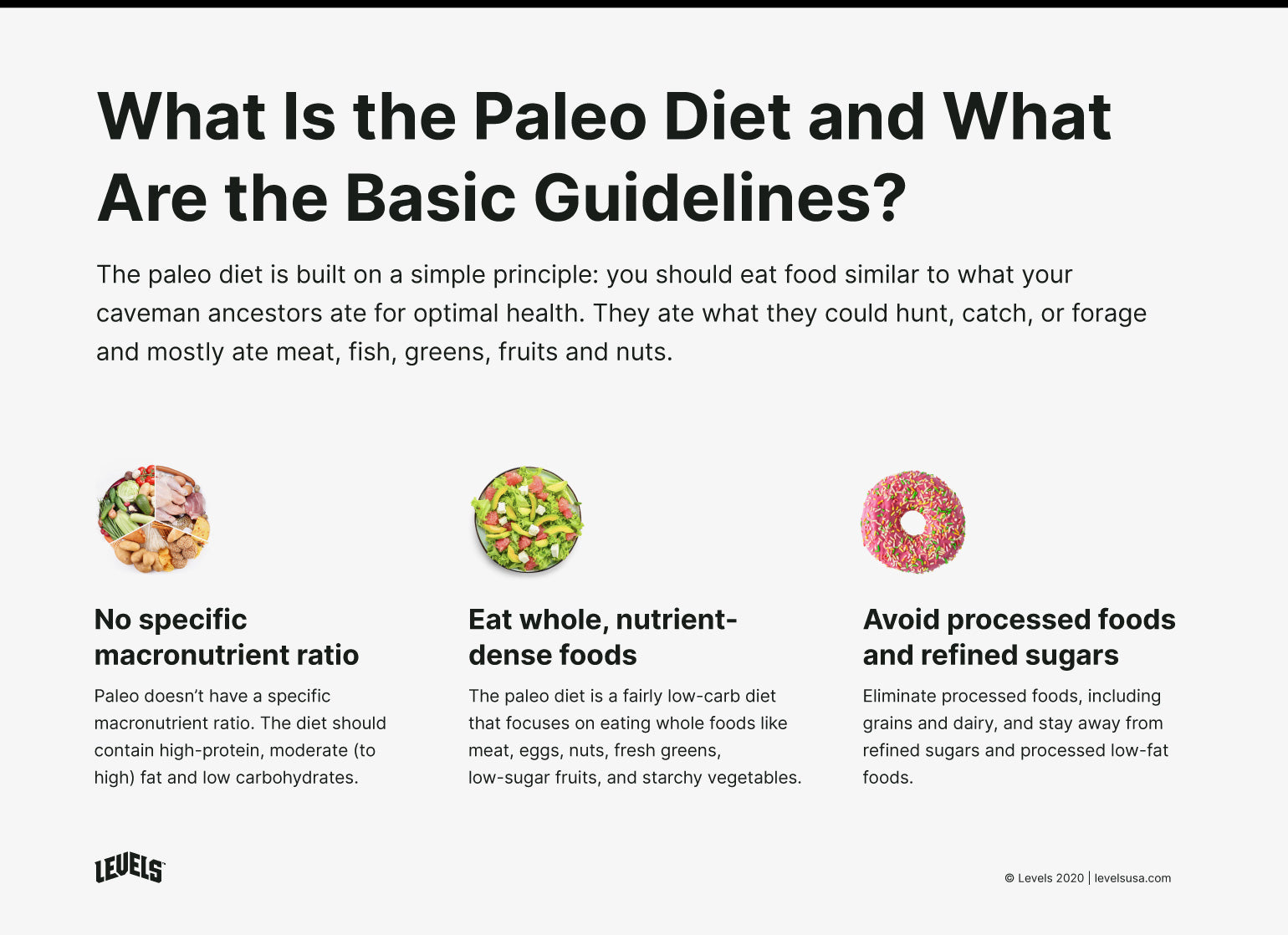 Basic Guidelines of Paleo Diet - Infographic