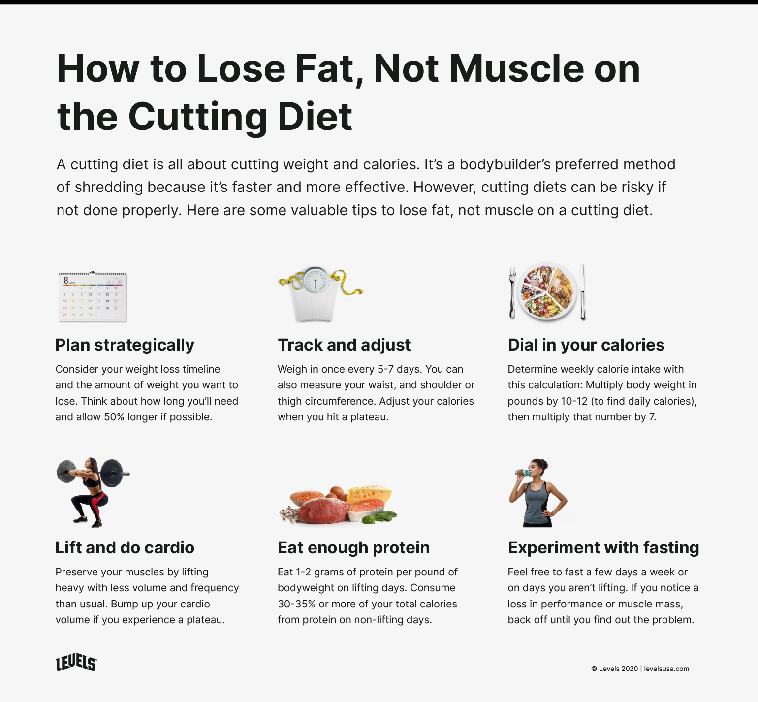 Cutting Diet: The Fastest Way in the World to Lose Fat - Levels