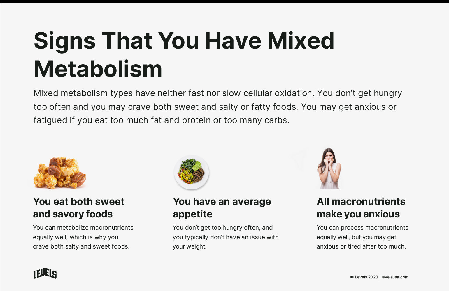 Signs You Have Mixed Metabolism - Infographic