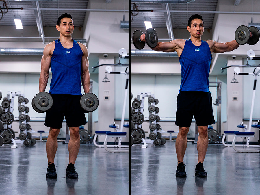 dumbbell lateral raises