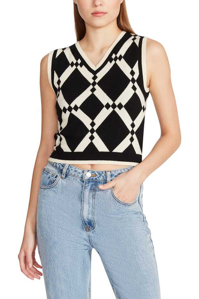 Steve Madden Siren Sweater Vest | Women's Tops | MILK MONEY — MILK MONEY