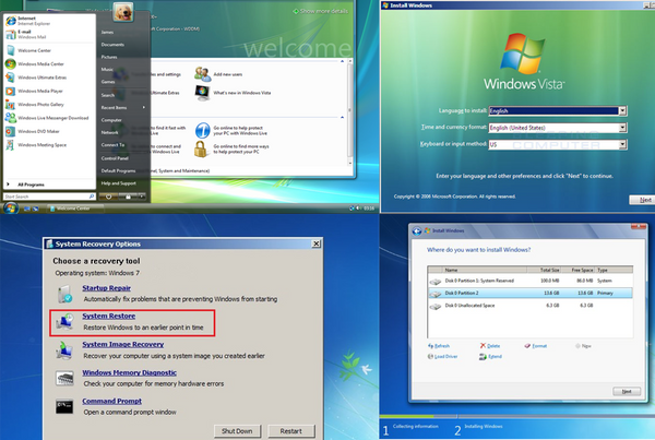 Repair Windows Vista Recovery Cd