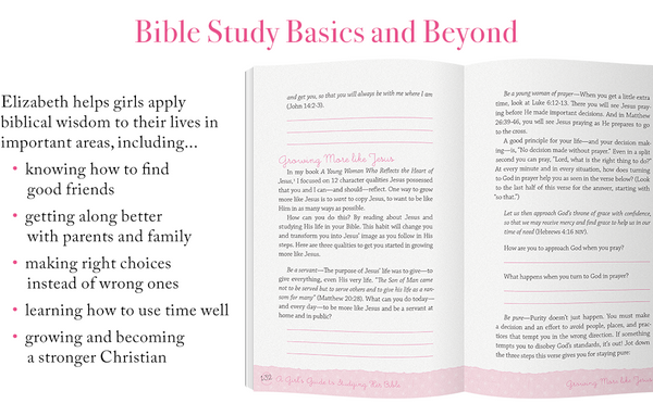 A Girl's Guide to Studying Her Bible by Elizabeth George (Product Preview)