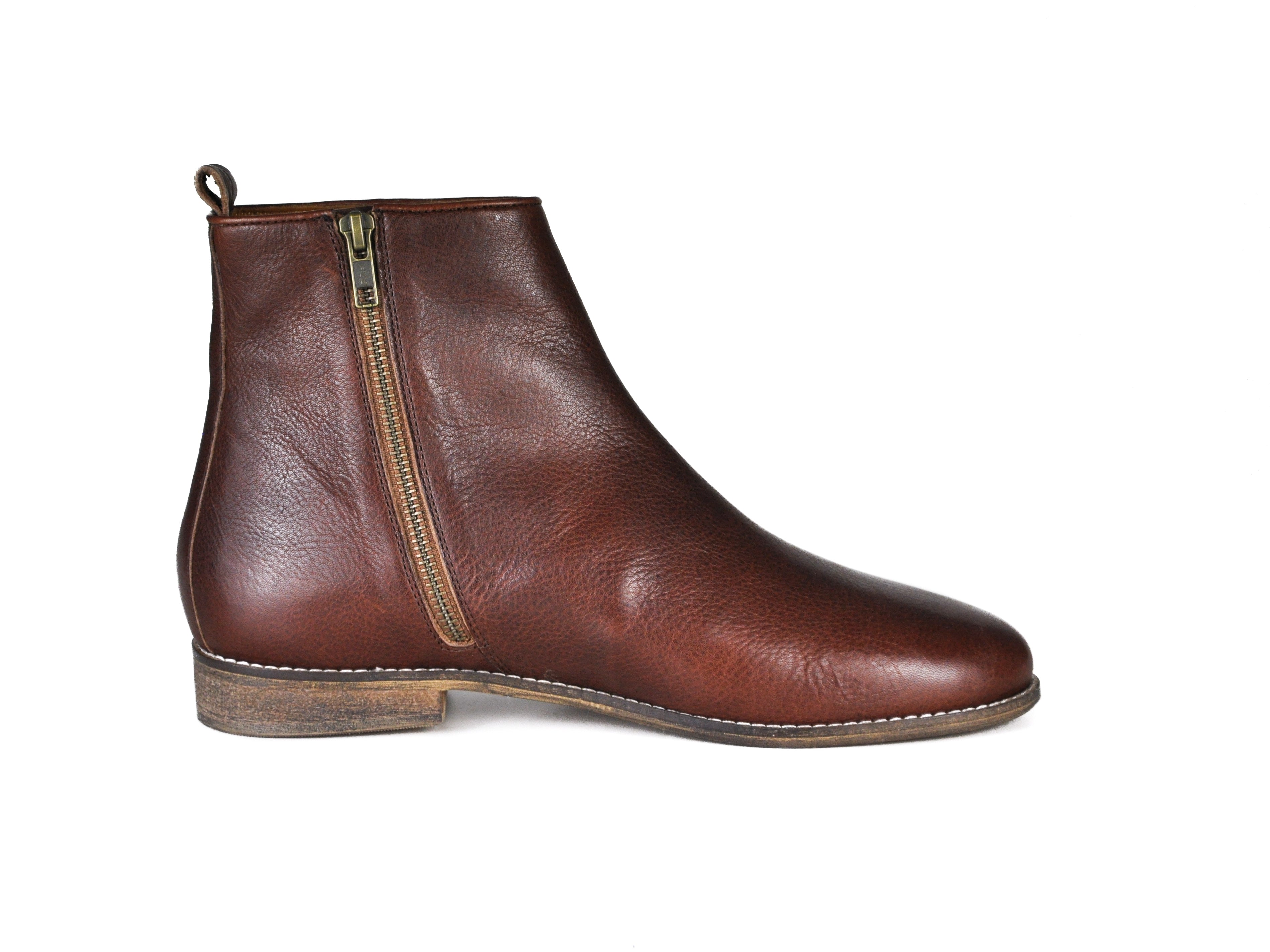Chelsea Boot - The Gunnar Mens Boot | Cognac - Hound and Hammer Boots