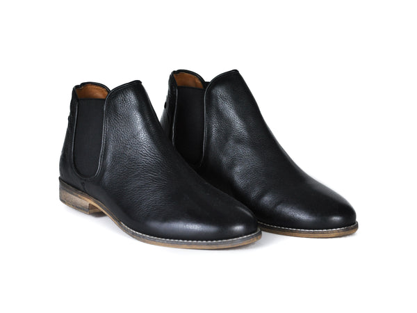 Chelsea Boot - The Ronan Mens Boot | Black - Hound and Hammer Boots