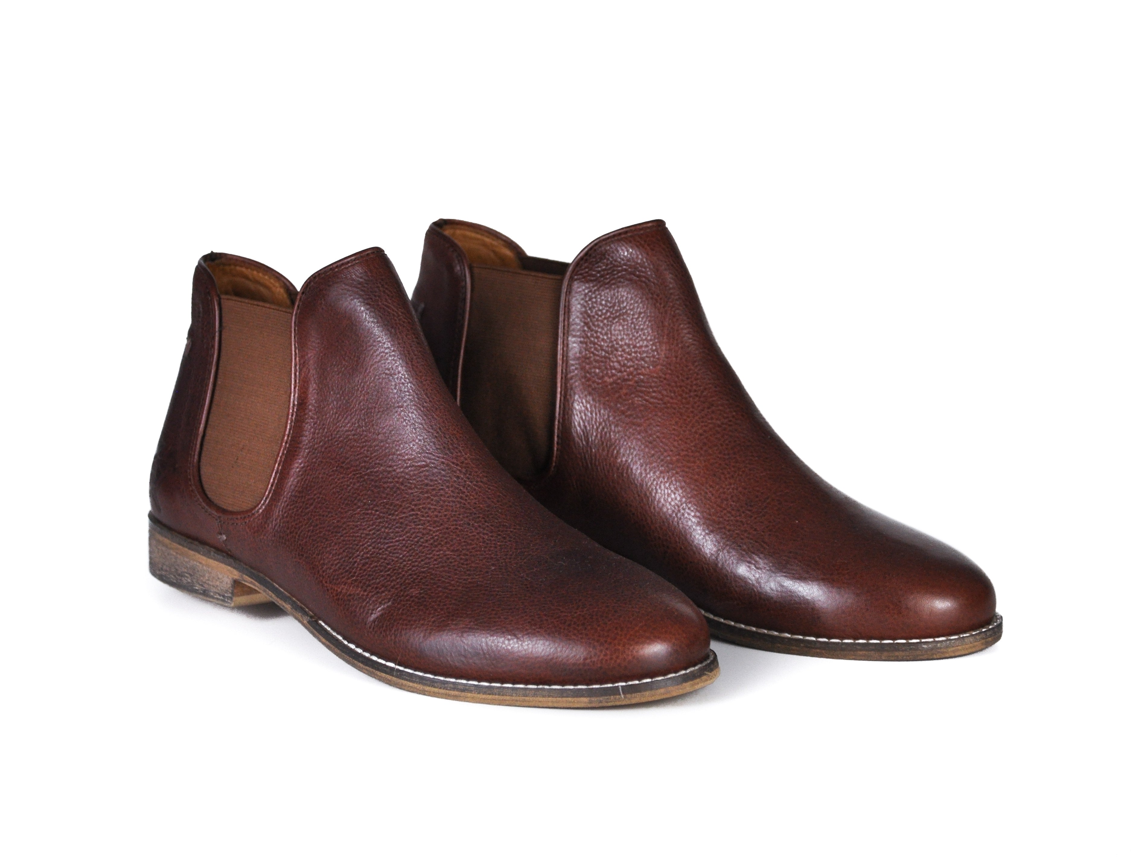 Chelsea Boot - The Ronan Mens Boot | Cognac - Hound and Hammer Boots