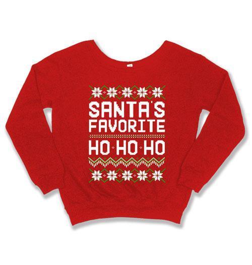 santa's favourite ho sweater