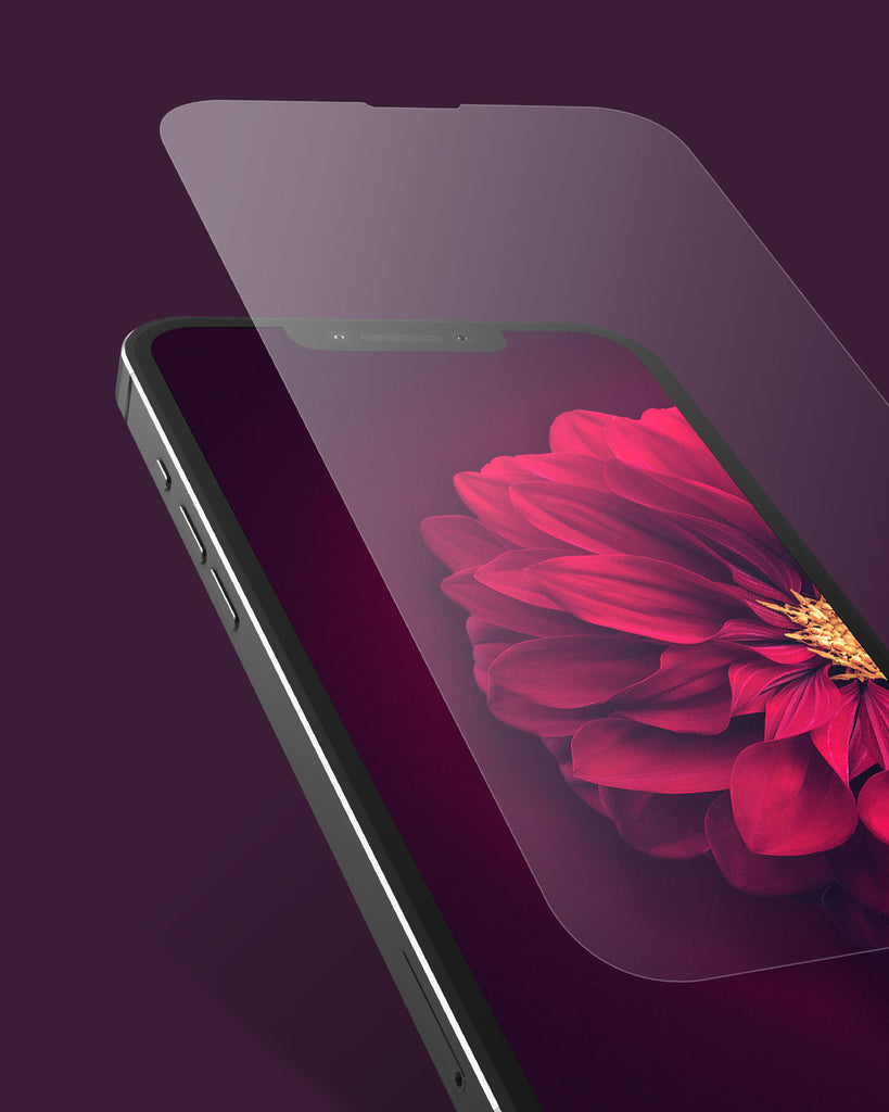  Red Bloom Wallpaper and iPhone 13 with optional GelaShield screen protector