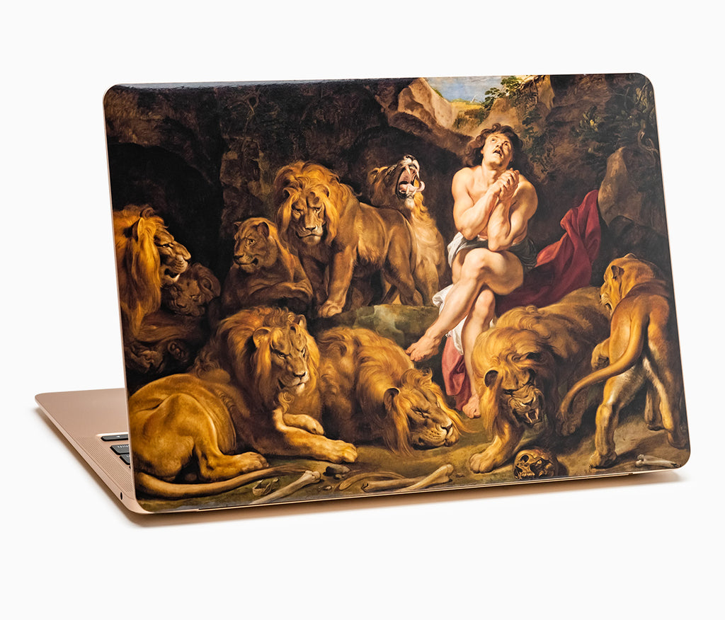 Daniel in the Lions' Den MacBook Skin