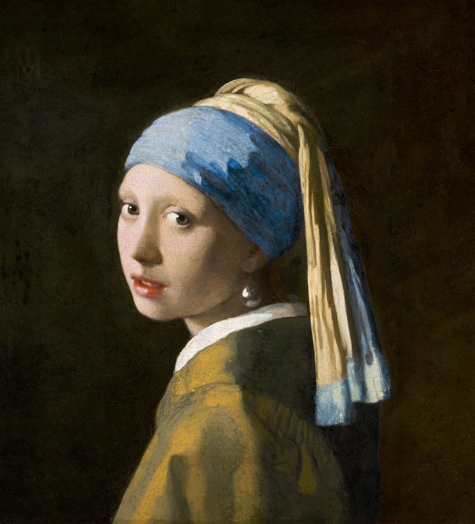 Girl with a Pearl Earring by Johannes (Jan) Vermeer, Baroque Dutch painter
