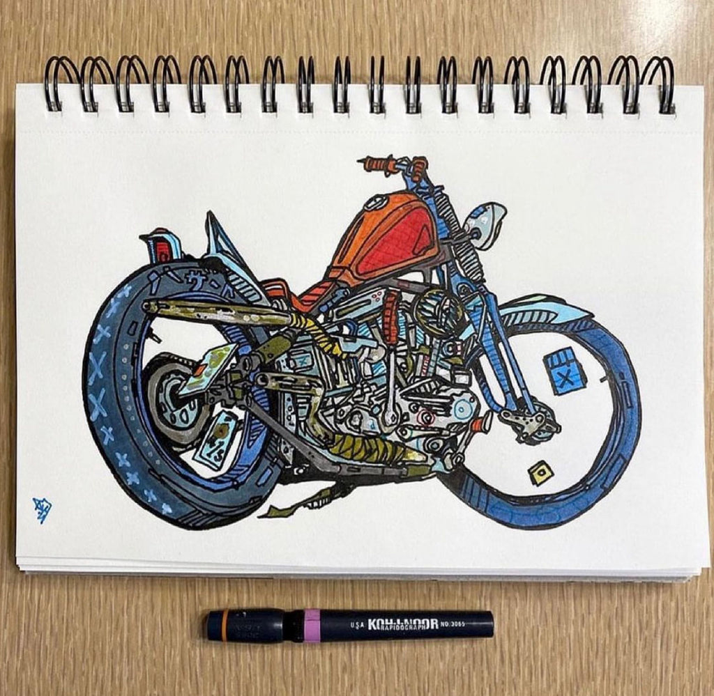 Two Wheel Jogging Sketchbook Aaron Kraten