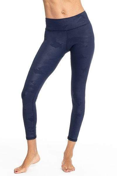 Lili Full Legging, Black/Charcoal Leopard (Vie Active) - Vie Active