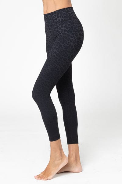 Lili Full Legging, Navy Leopard (Vie Active) - Vie Active