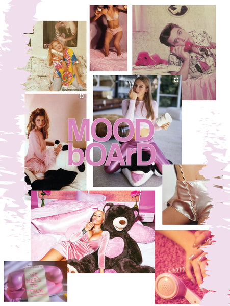 tres she photo shoot mood board