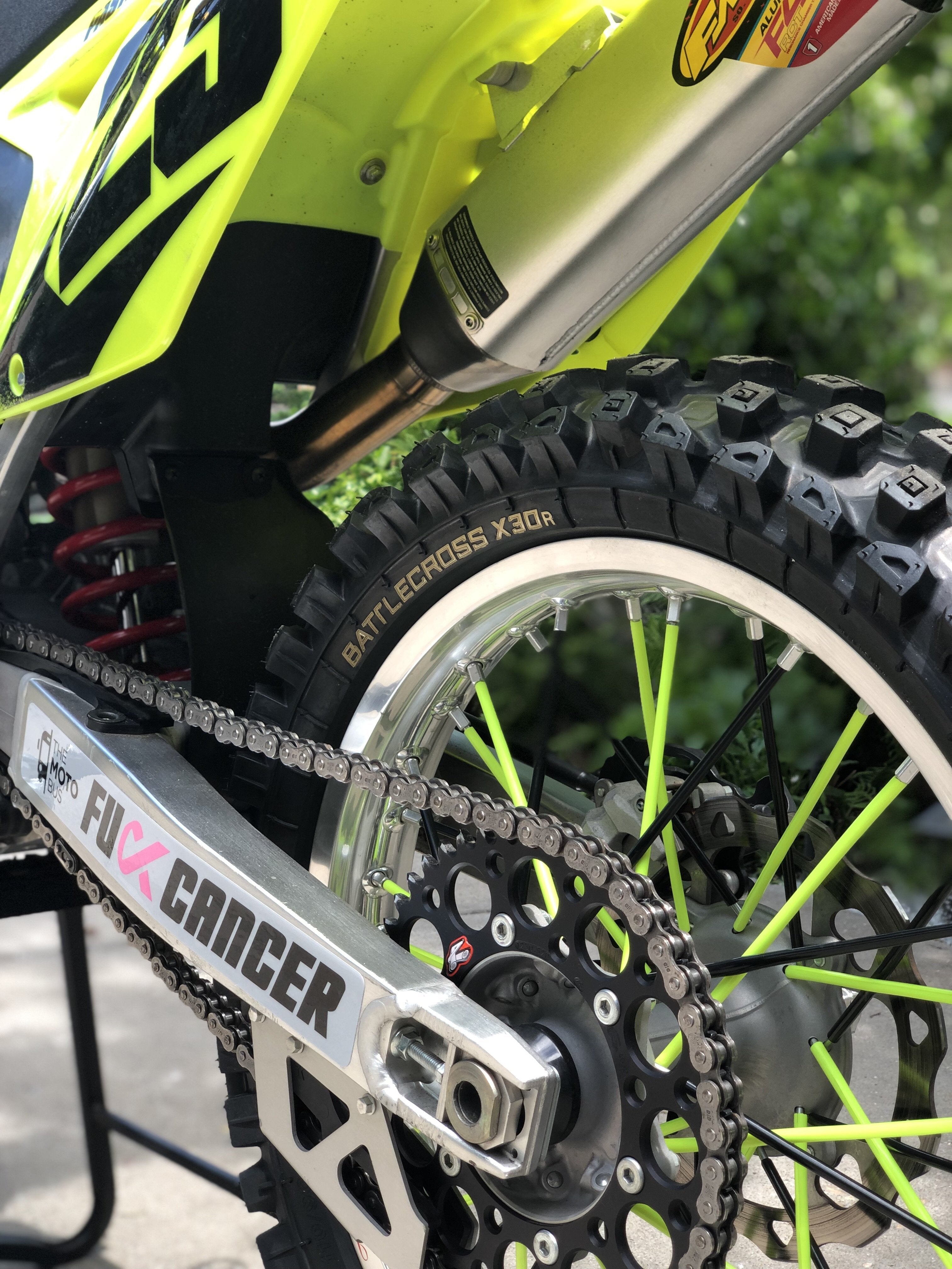 Dirt Bike Swing Arm Stickers By The Moto Bus