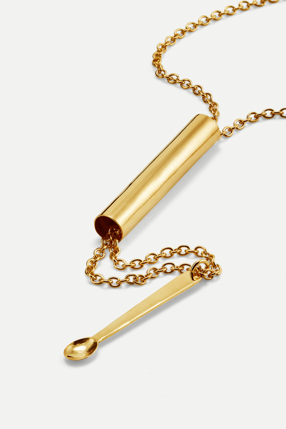 Spoon Necklace - Gold Plated