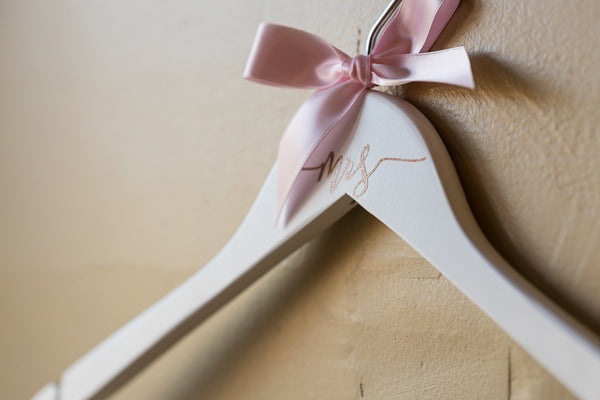 mrs decal hanger from Bride and Bow