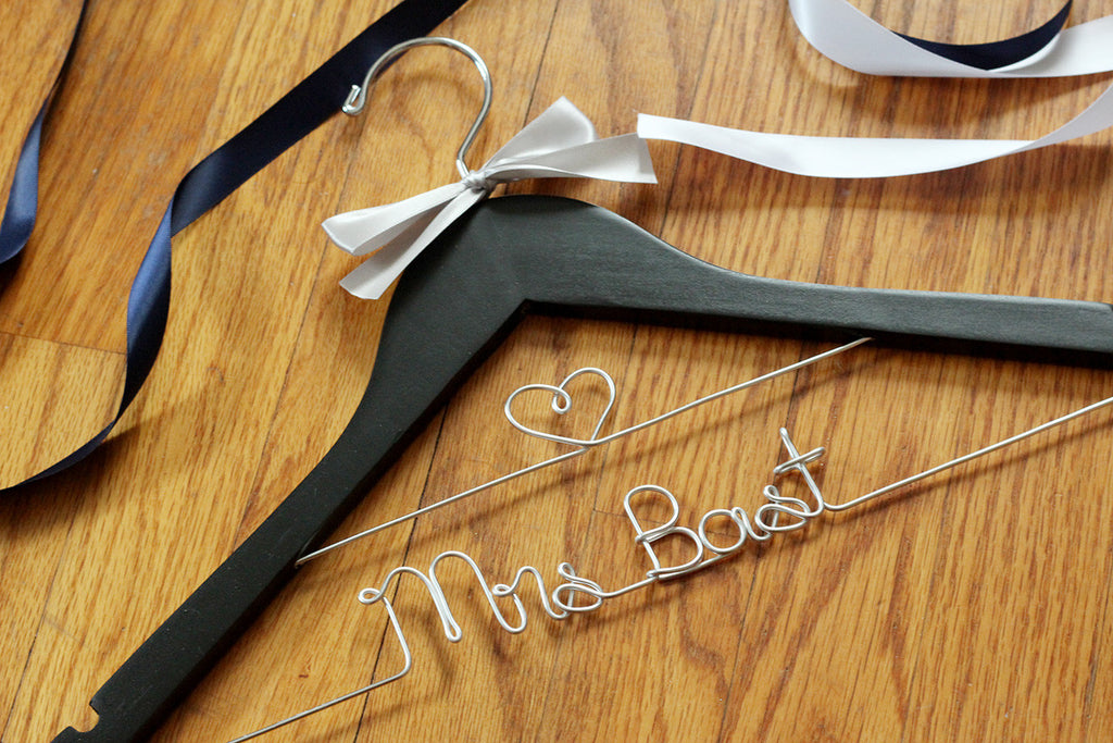 Personalized Bridal Hangers Set Of 6 Weddings By Mae