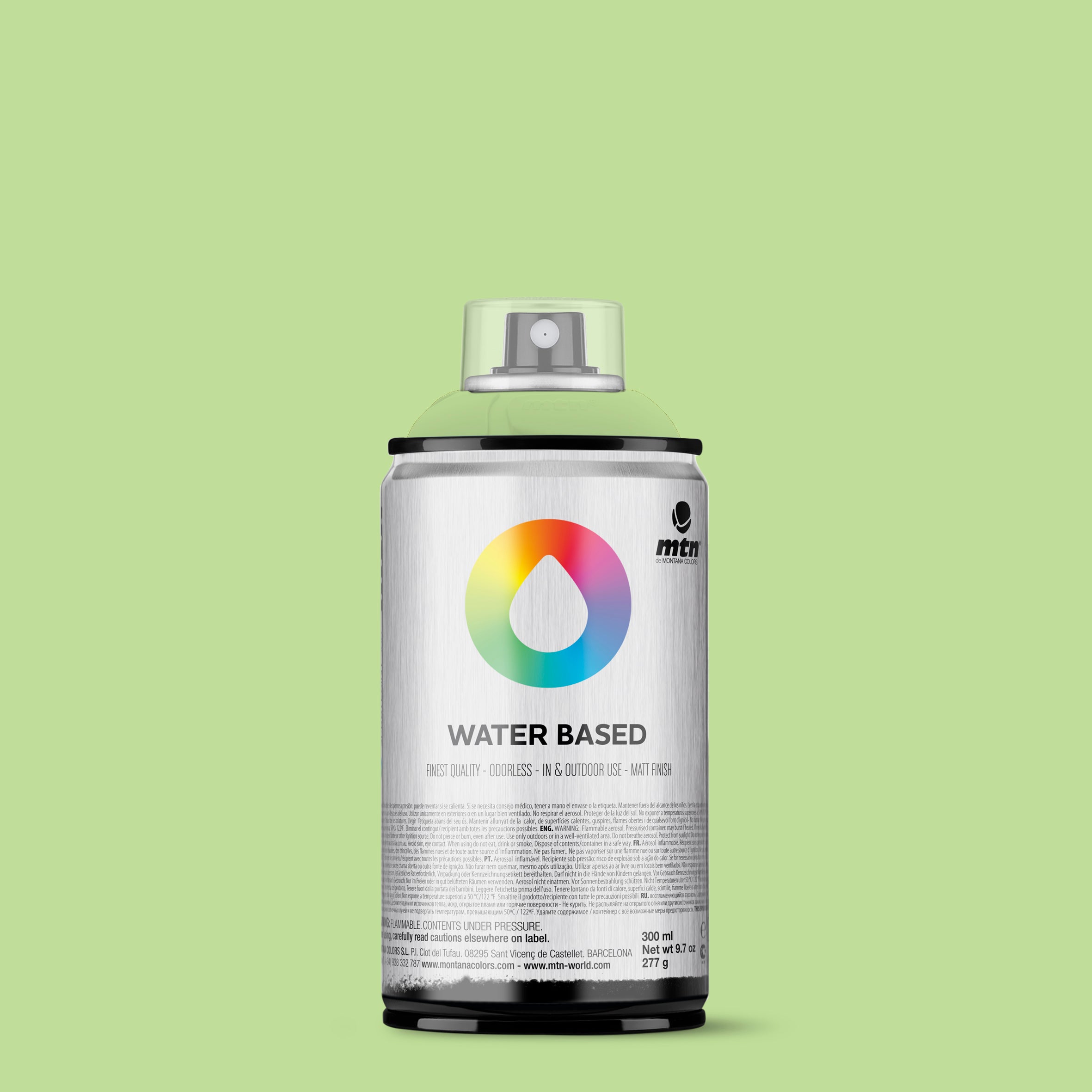 MTN Water Based 300 Spray Paint - WRV - Silver