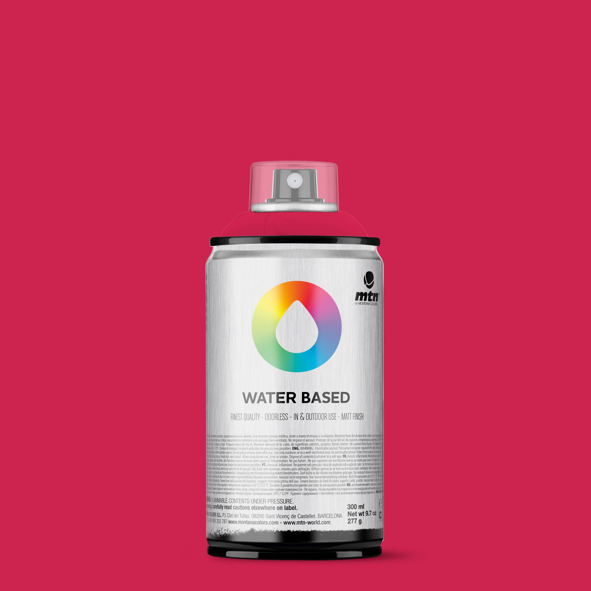 Montana MTN Colors - Water Based Spray Paint Mini Pack - 3 x 100ml Cans  (Black, Gray, White)