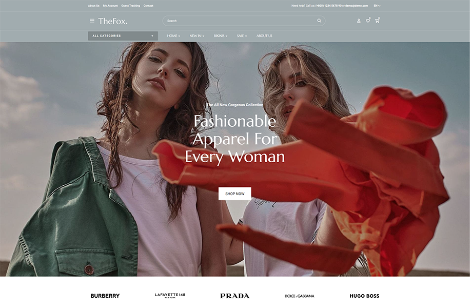 TheFox Elementor - Beauty Fashion Prestashop Theme