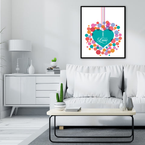 Love Song by the Cure Song Lyrics Art Poster Print Wall Art Decor for Music Enthusiasts