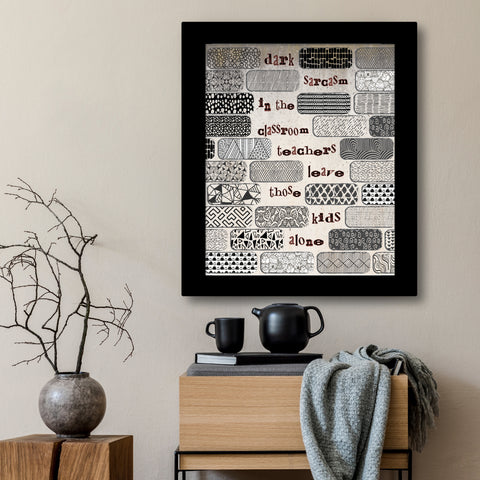 Another Brick in the Wall by Pink Floyd Song Lyric Classic Rock Print Wall Decor