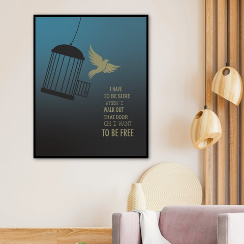 I Want to Break Free by Queen Song Lyric Print