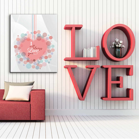 I Will Always Love You by Whitney Houston - Wedding Song Wall Art Print