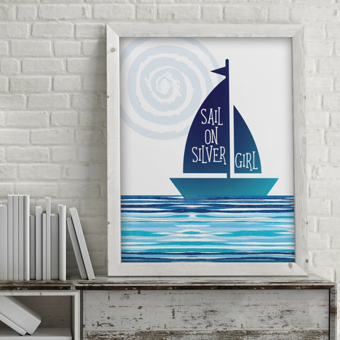 Bridge Over Troubled Water : Simon and Garfunkel - Song Lyrics Art