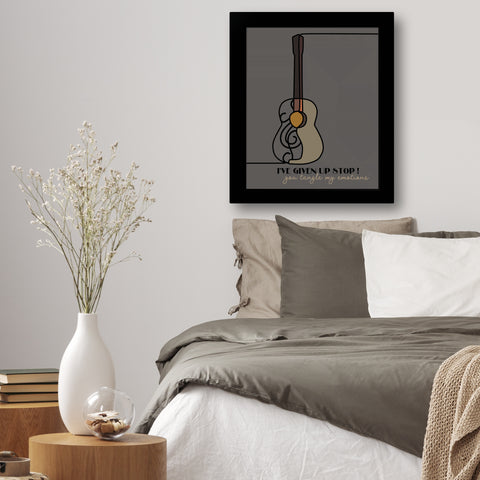 Don't Come Around Here No More by Tom Petty - Song Lyrics Art Print Wall Décor Music Poster