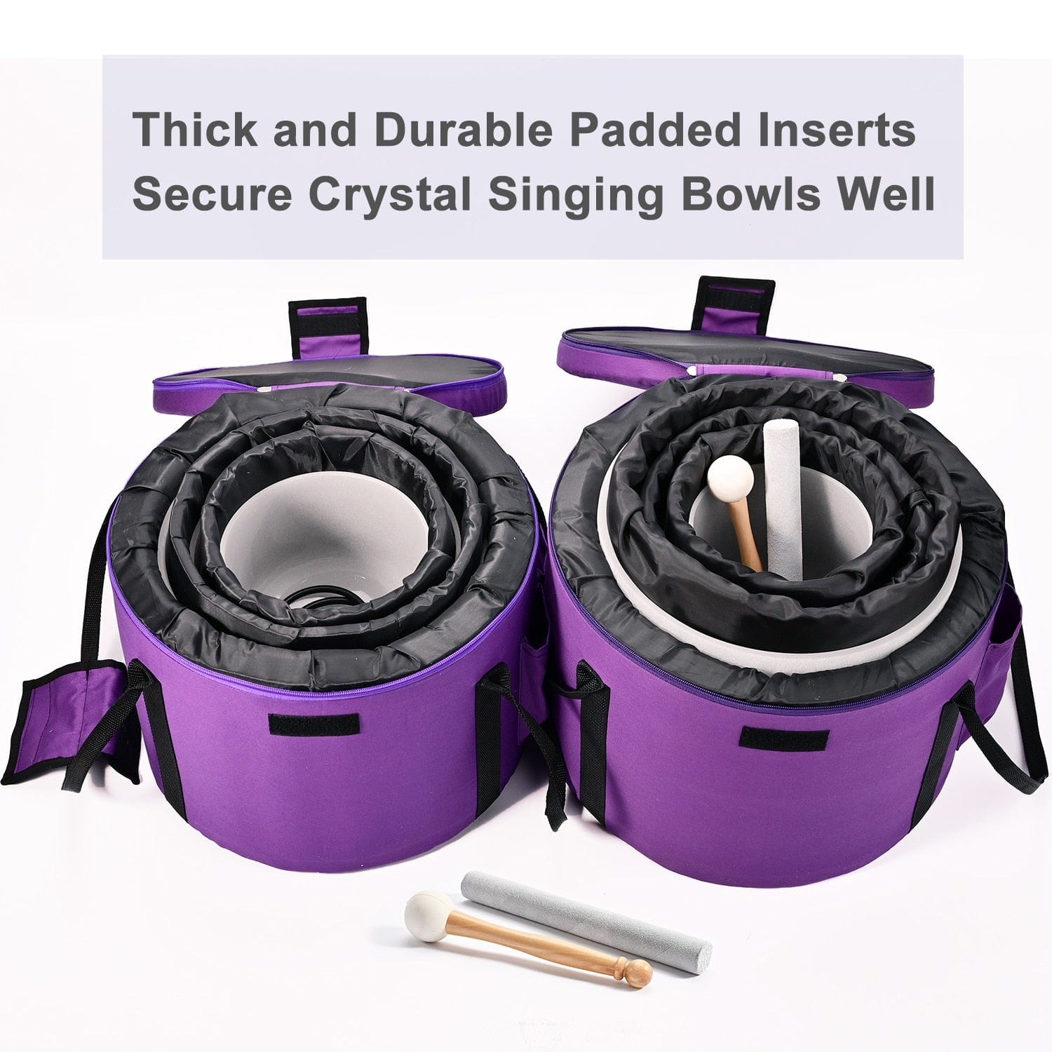 Carry bags for 8"-14" Crystal Singing Bowl Set -50% OFF Special Offer - 6 Lynx product image