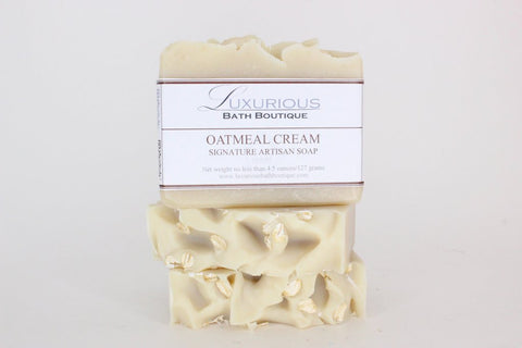 Oatmeal Cream Handmade Soap