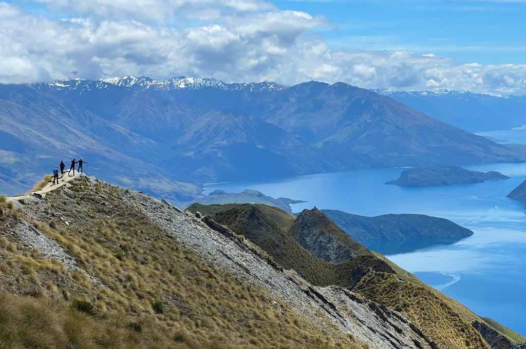 Overlook of Wanaka Lake from Roy's Peak Hike