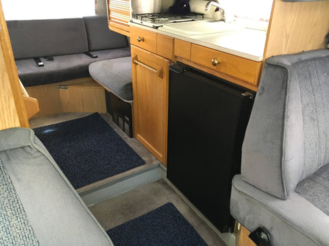 Nova Kool R4500 RV Refrigerator Installed in Camper Van