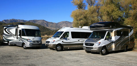 Campervans and motorhomes compared, class A, B & C
