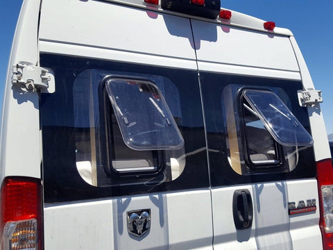 rubber mounted van windows