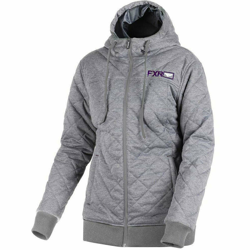 quilted hoodie women's