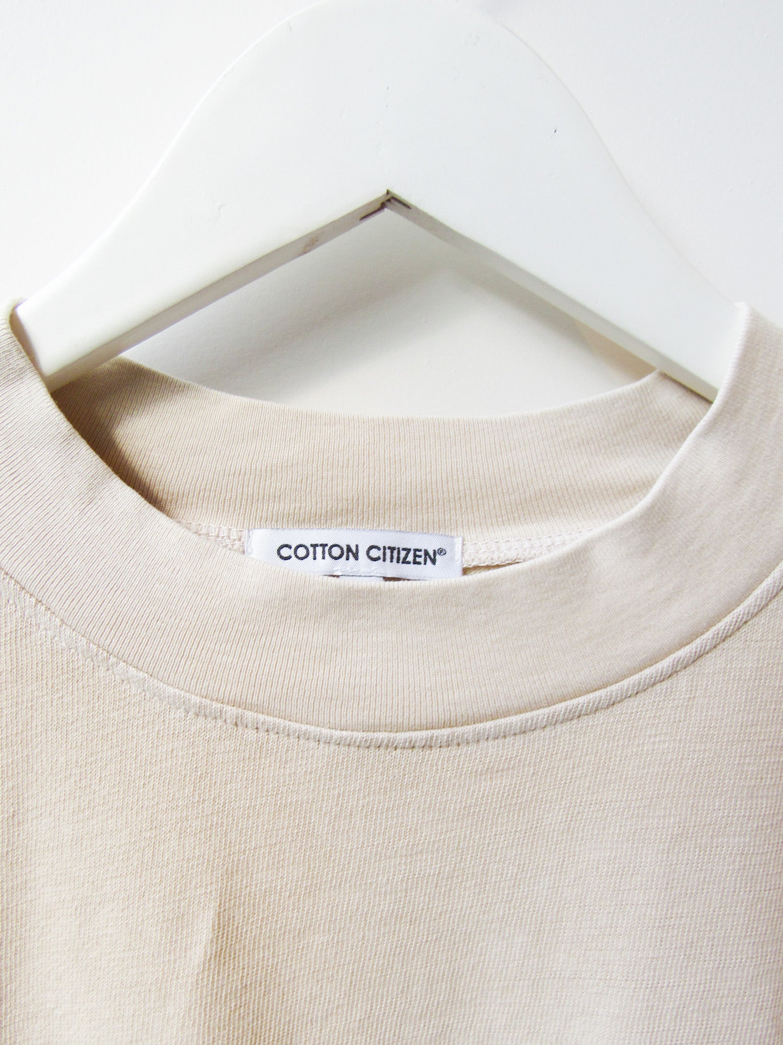 Tokyo Crop Tee - Vintage Oatmeal