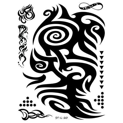 Supperb® Large Tribal Temporary Tattoos - Tribal tattoos – supperbtattoo