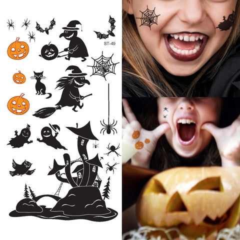 Printable Halloween Temporary Tattoos  Entertain the Idea