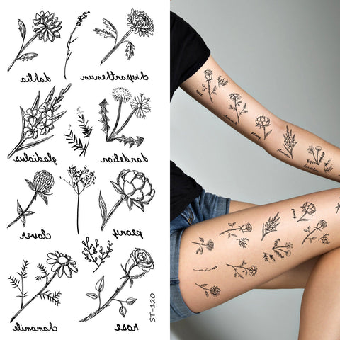 16 Awesome Dahlia Flower Tattoo Designs In 2023