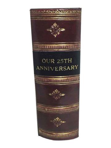 OUR 25TH ANNIVERSARY - Antique Style Photo Album – anniversariesremembered