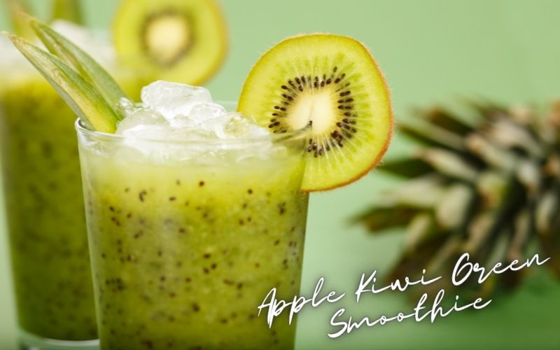 Apple Kiwi Green Smoothie Recipe – Advanced Mixology