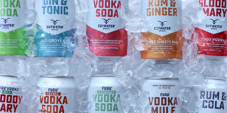 Now Available: Cutwater Spirits canned Cocktails! Try'em today!  #CutwaterSpirits #CannedCocktails #Cocktails #GoodFoodGreatTimes #WingsEtc  *Available, By Wings Etc.