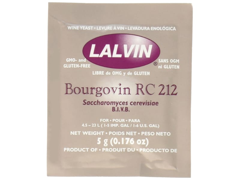 Lalvin Bourgovin RC-212 Wine Yeast