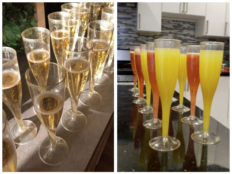 Oojami Plastic Champagne Glass Customer Images