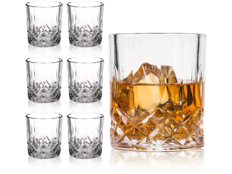 Farielyn-X Crystal Whiskey Glasses (Set of 6)