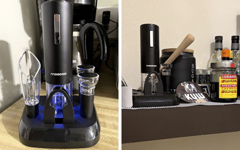 Moocoo Electric Wine Opener and Accessories